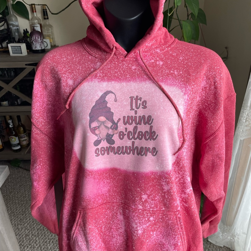 Bleached and Sublimated sweatshirt XL